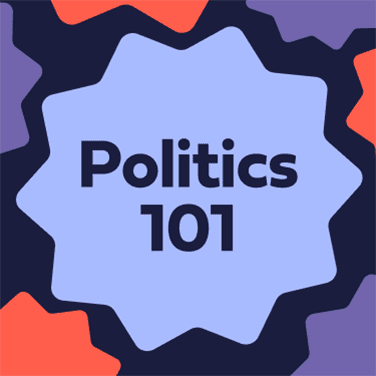 Logo for 'Politics 101'
